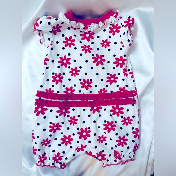 Baby girl floral romper - Picture 2 of 3